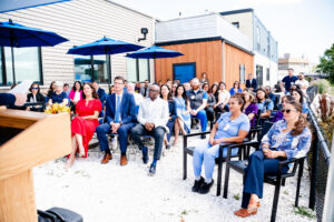 Audience at 20 Maverick Square Flourish event